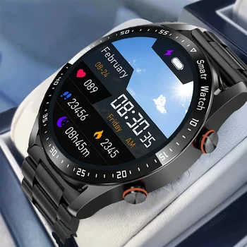 НОВИ умен часовник HW20 за мъже, бизнес разговори по Bluetooth, Спорт, наблюдение на здравето, напомняне съобщения, умни часовници за IOS и Android