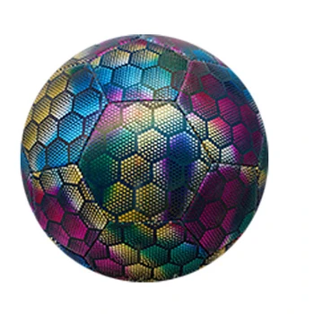 Нощен светлинен футболна топка: отразяваща топка за футболни тренировки на закрито /на открито