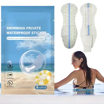 Облицовки за гащички за плуване, прозрачна облицовка за дамска хигиена, Преносим стикер за плуване, Сигурна стикер за плуване за момичета, дами за гмуркане