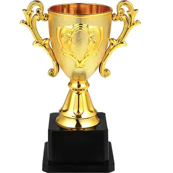 Пластмасов Златна Награда На Трофея Купа На Учебни Спортни Състезания Носител На Наградата Е Статуетка Играчка За Детска Градина, Начално Училище Момичета Момчета