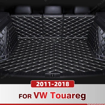 Подложка За Багажник С Пълно Покритие на VOLKSWAGEN VW Touareg 2011-2018 17 16 15 14 13 12, Авто Подложка За Багажника, Аксесоари За Защита на Купето