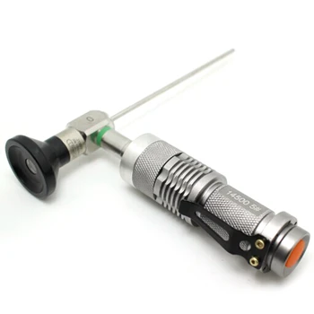 Портативен ръчен led източник на студена светлина с мощност 4 Вата Отговаря на метална штекеру US, подходящ за ендоскоп US Plug