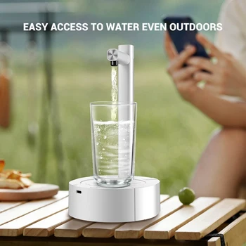 Преносим настолен електрически Диспенсер за вода Бутылочный помпа USB зареждане Автоматична машина за питейна вода за дома и на улицата