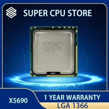 Процесор Intel Xeon X5690 От 3.46 Ghz Процесор 6,4 Rm /с 12 MB 6-ядрени 1333 Mhz SLBVX LGA 1366