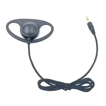 Слушалки с отолог на една кука, едностранни слушалки 3.5 мм за микрофон, компютърни слушалки Factor