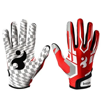 Спортни ръкавици за възрастни и младежи, дишащи-мини силиконови бейзболни ръкавици за американски футбол, ръкавици с регулируем wsop гривна