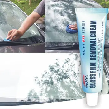 Средство за премахване на блажна на филма в кола, Мощен водостойкое средство за полиране на стъкла, Универсално средство за премахване на блажна фолио на предното стъкло