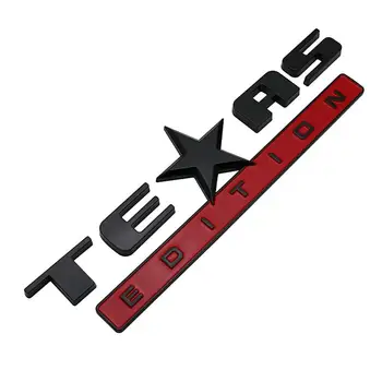 Стикер за автомобил Texas Edition, декоративна стикер ABS 3D, емблемата на Texas Edition, емблемата на 3М, уникална и стилна машина