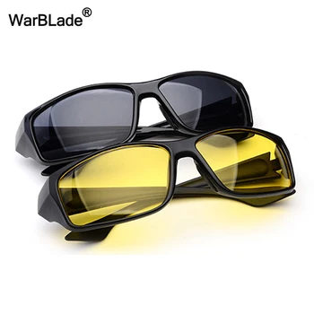 Съвсем Нови Спортни очила за Нощно виждане на слънчеви Очила за шофиране очила от поликарбонат със защита от отблясъци UV400 за мъже WarBLade