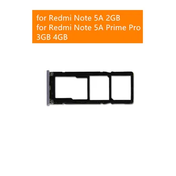 Тава за карта с памет за Xiaomi Redmi Note 5A/Redmi Note 5A Prime Pro Притежателя на тавата за SIM-карти с Адаптер Резервни части за ремонт на