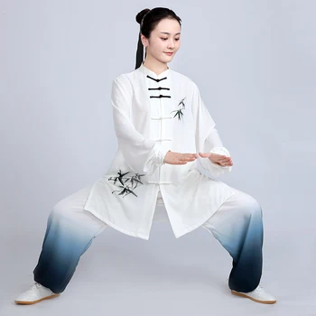 Униформи тай-чи, облекла за бойни изкуства кунг-фу, дрехи за мъже и жени, традиционната китайска дрехи, ниспадающая без бръчки, елегантна
