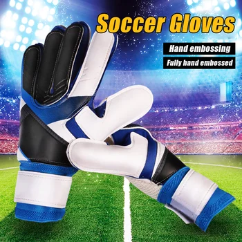 Футболни Ръкавици Вратаря Дишащи против хлъзгане, Износоустойчиви Сгъстено Футболни Ръкавици За деца