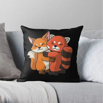 Червена Панда и Лисица, сладък животни за прегръдки, калъфки за мека мебел